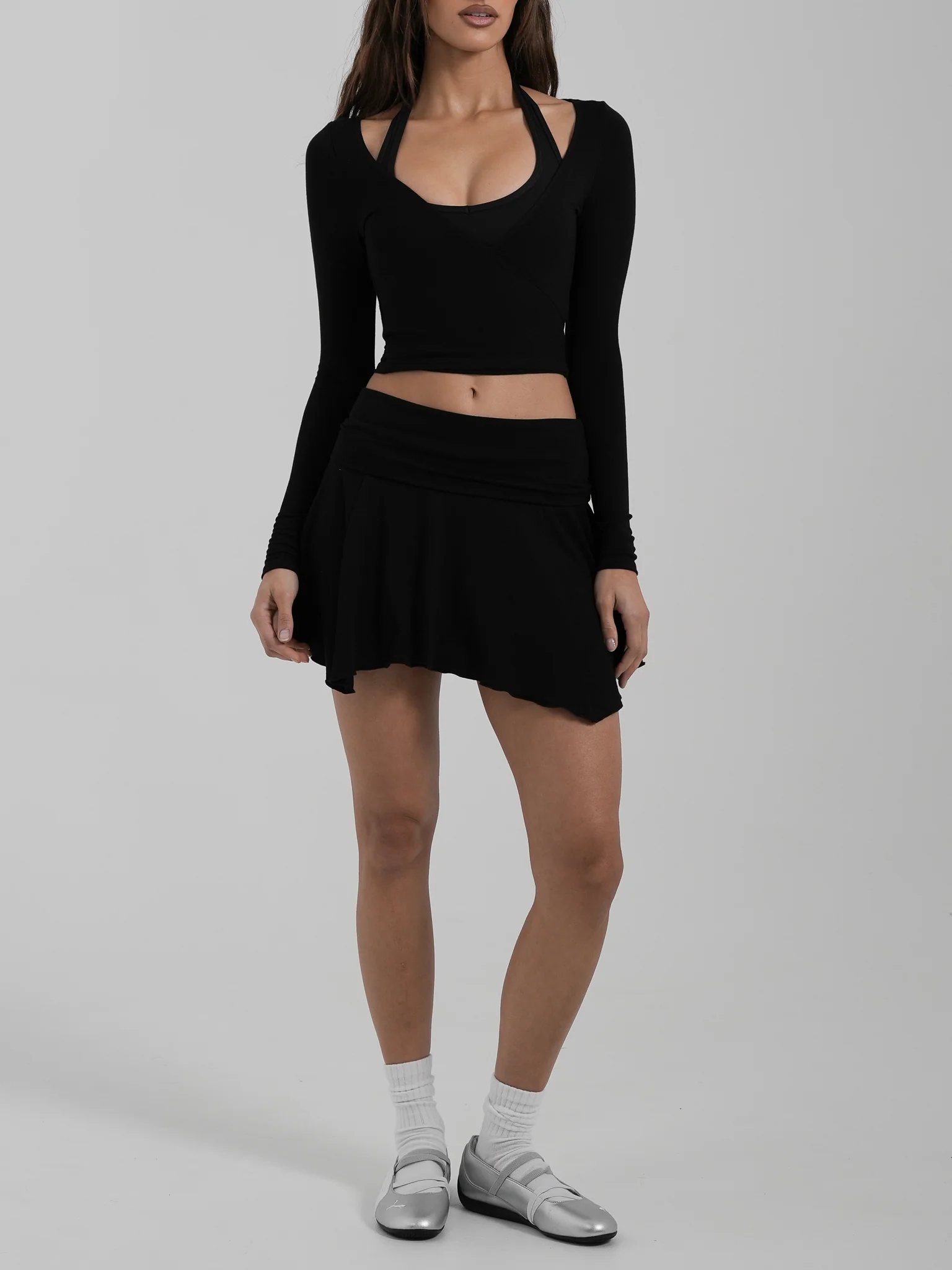 Asymmetrical Skort