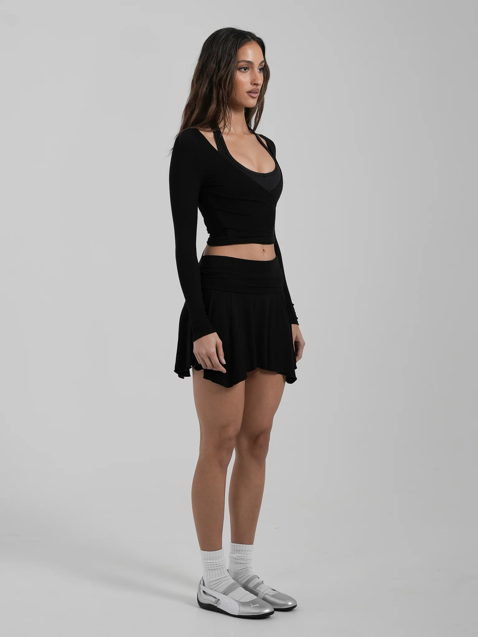 Asymmetrical Skort - Image 3