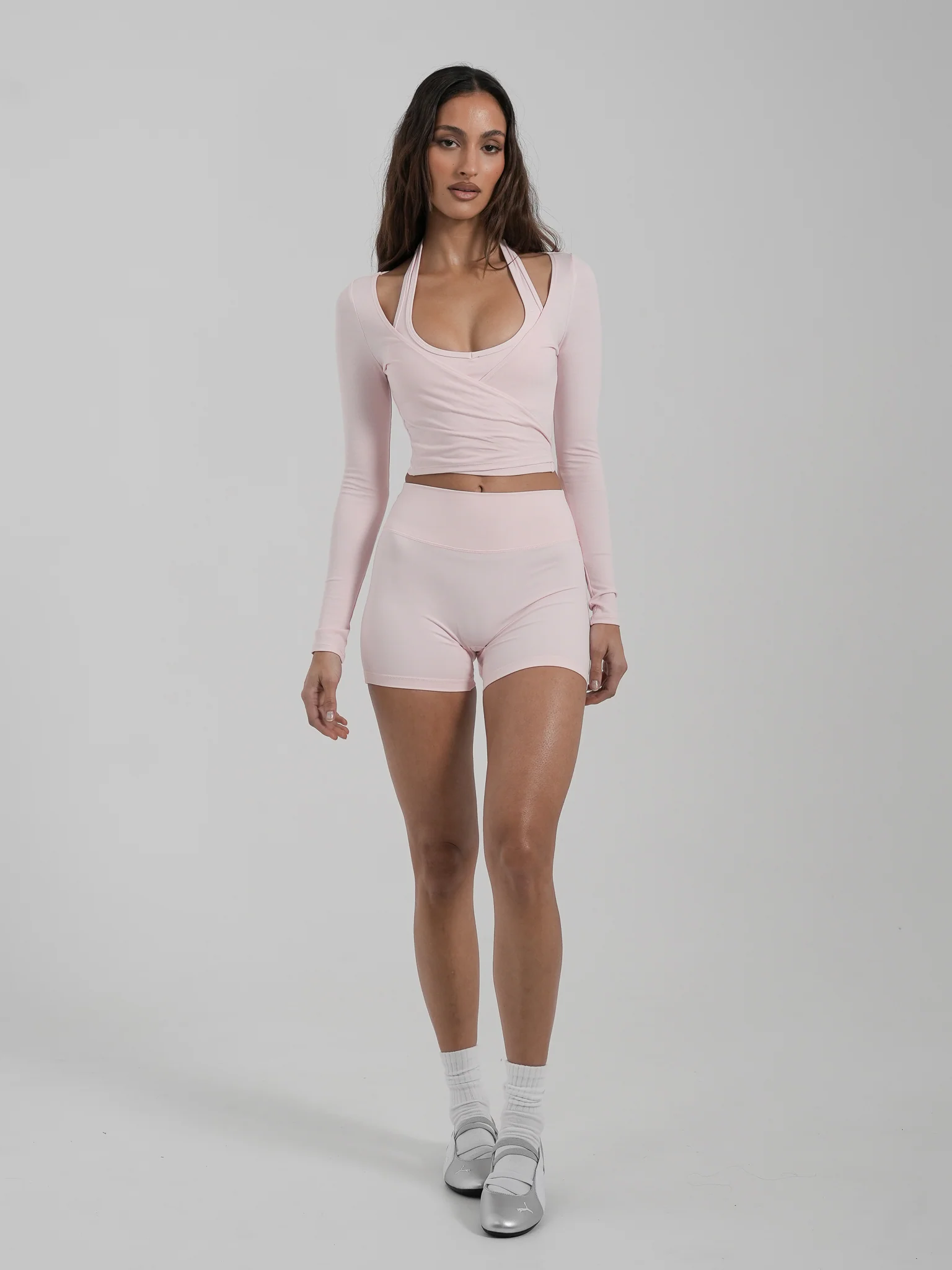 Cropped Wrap Top - Image 2
