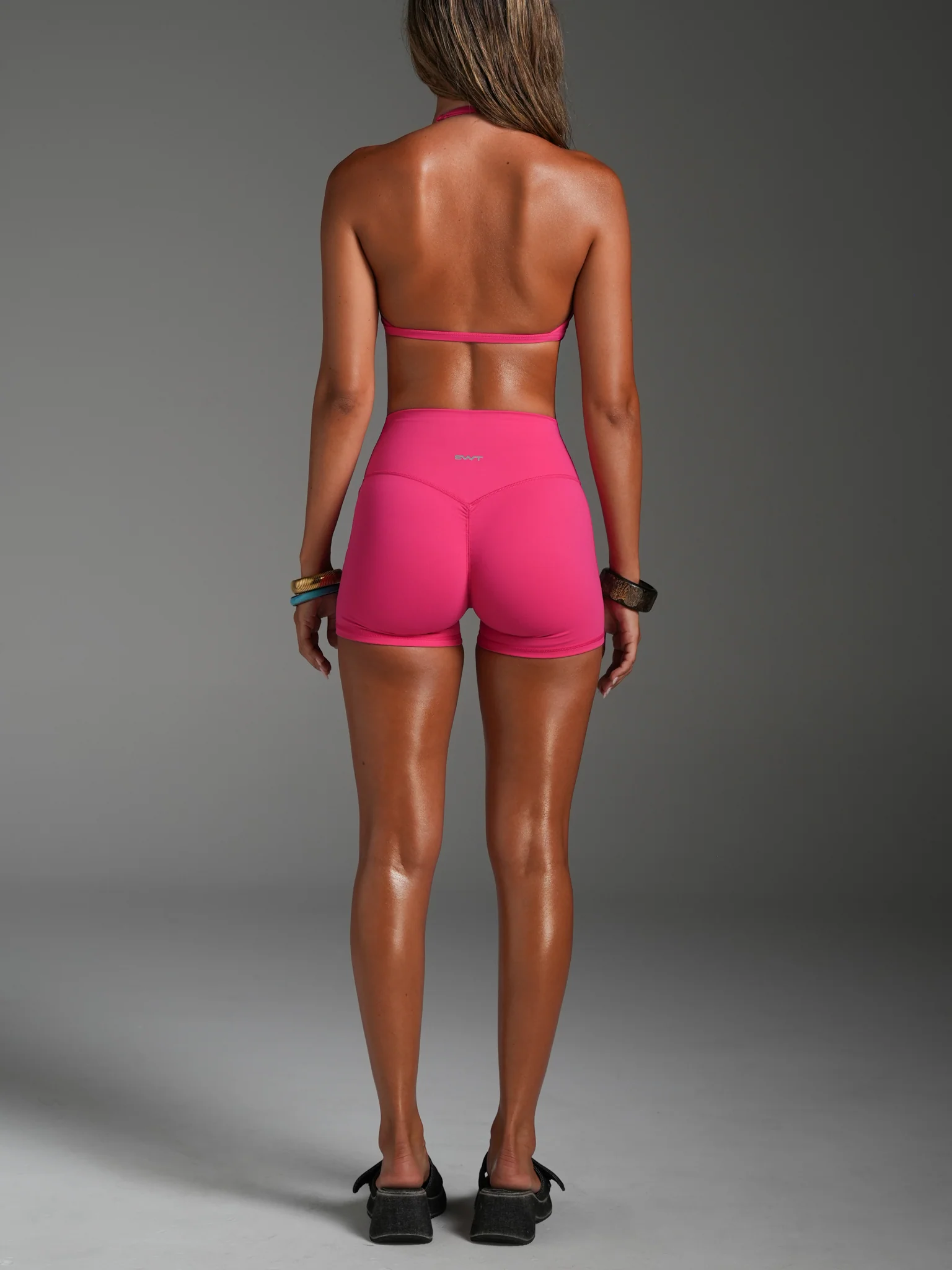 FLX Invisible Scrunch Shorts 4" - Image 4