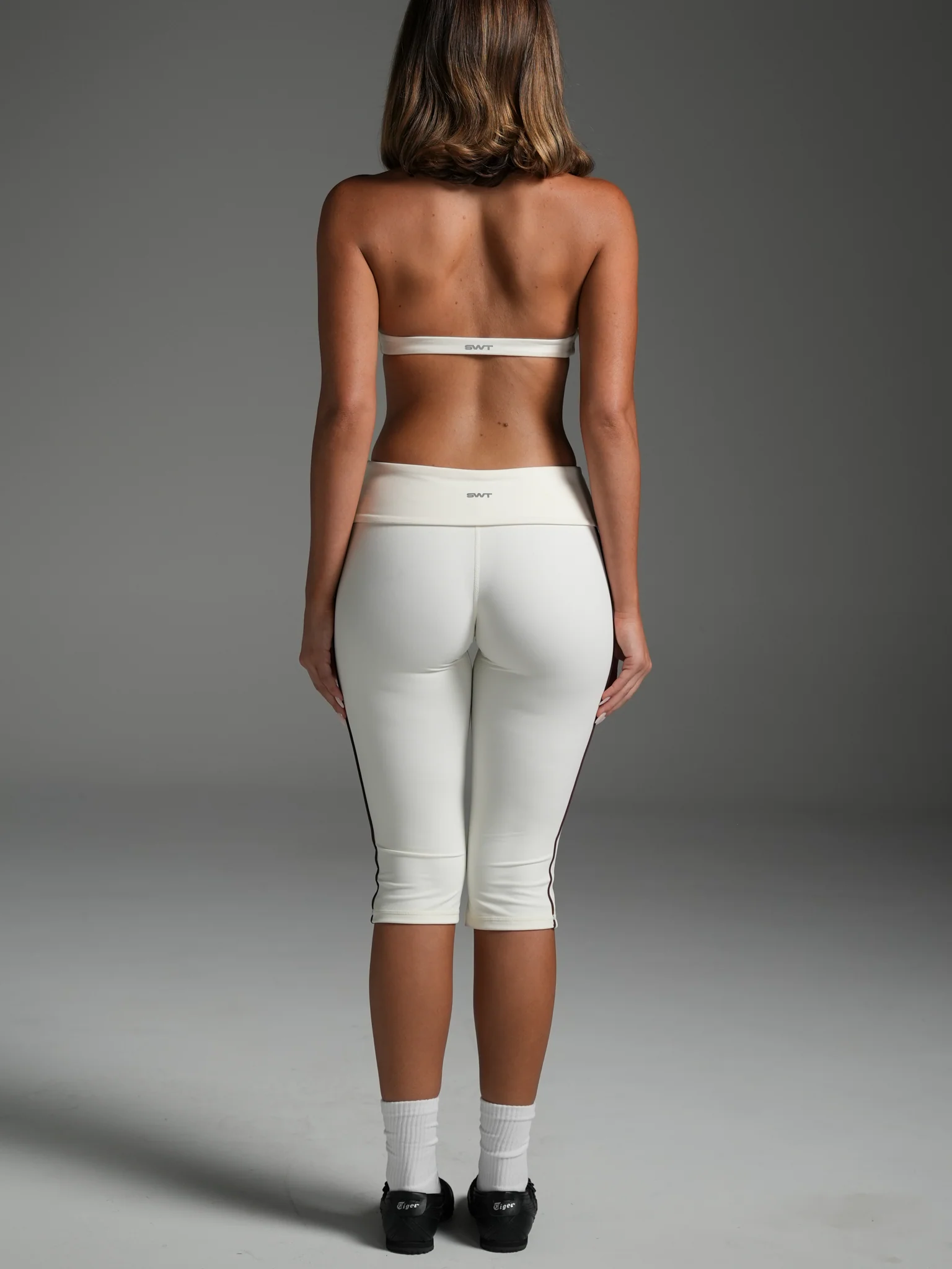 FLX Piping Foldover Capris - Image 3