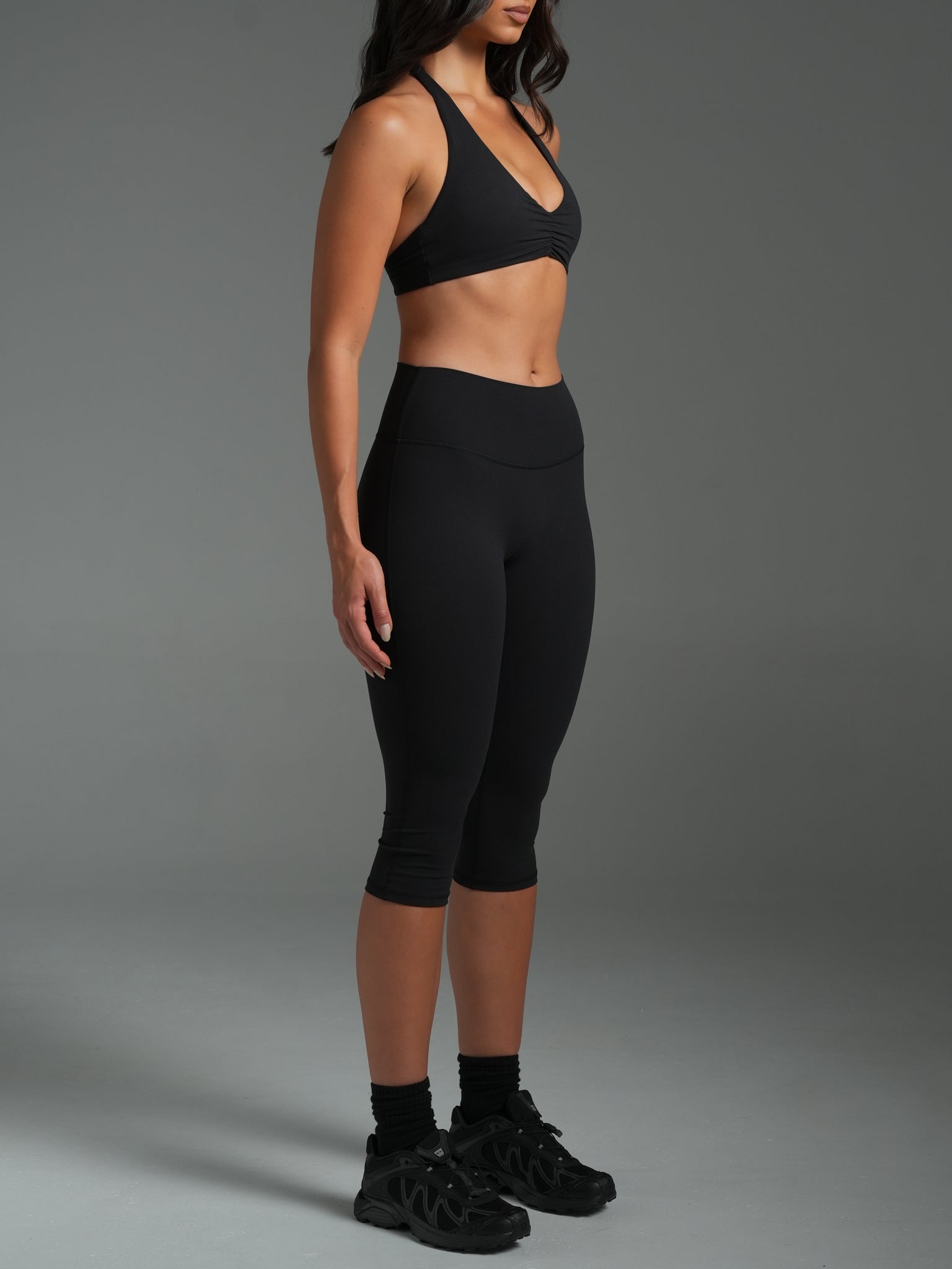 FLX Ruched Halter Bra - Image 3