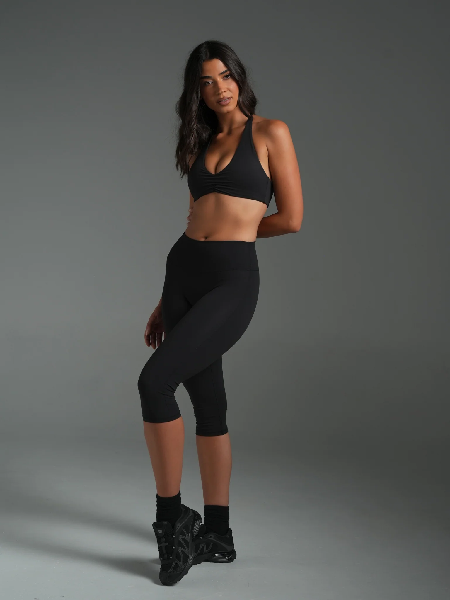FLX Ruched Halter Bra - Image 5