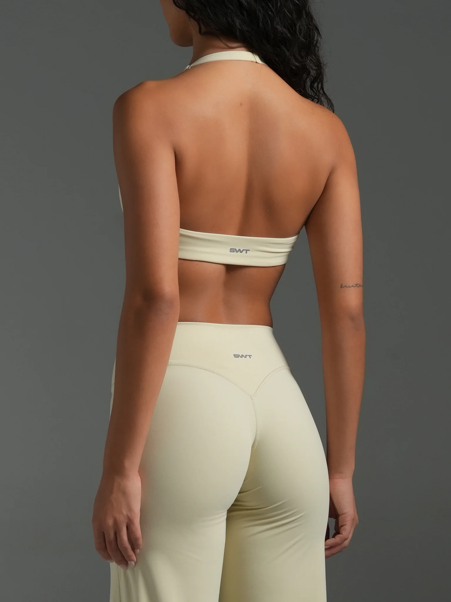 FLX Ruched Halter Bra - Image 2