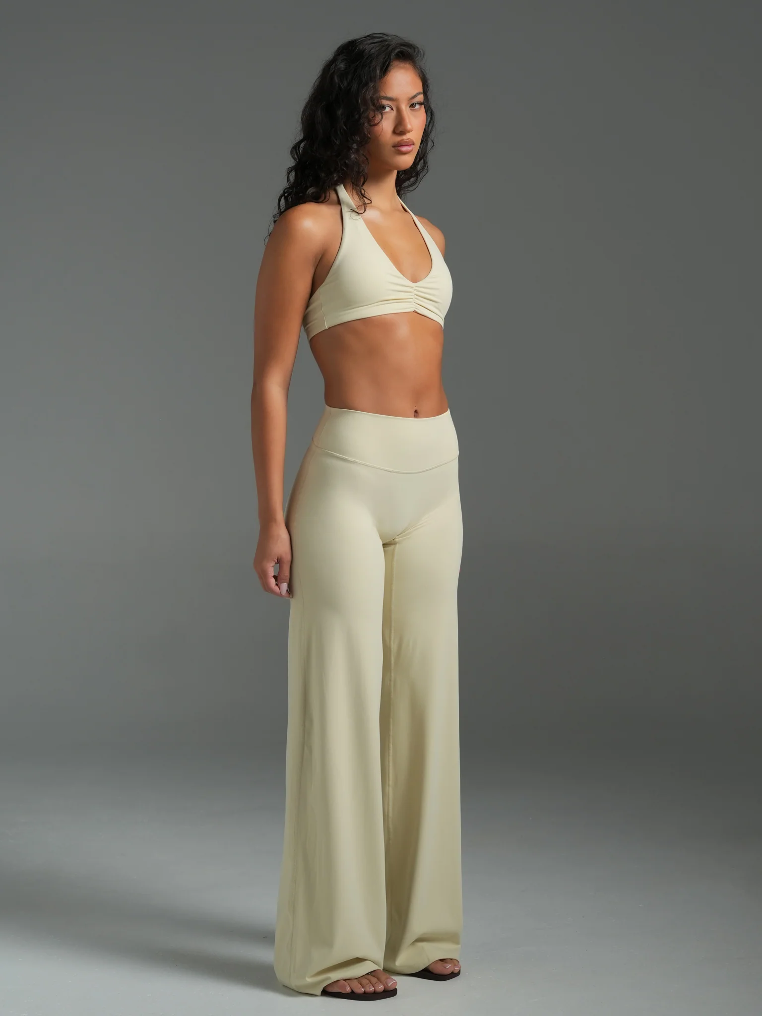 FLX Ruched Halter Bra - Image 5