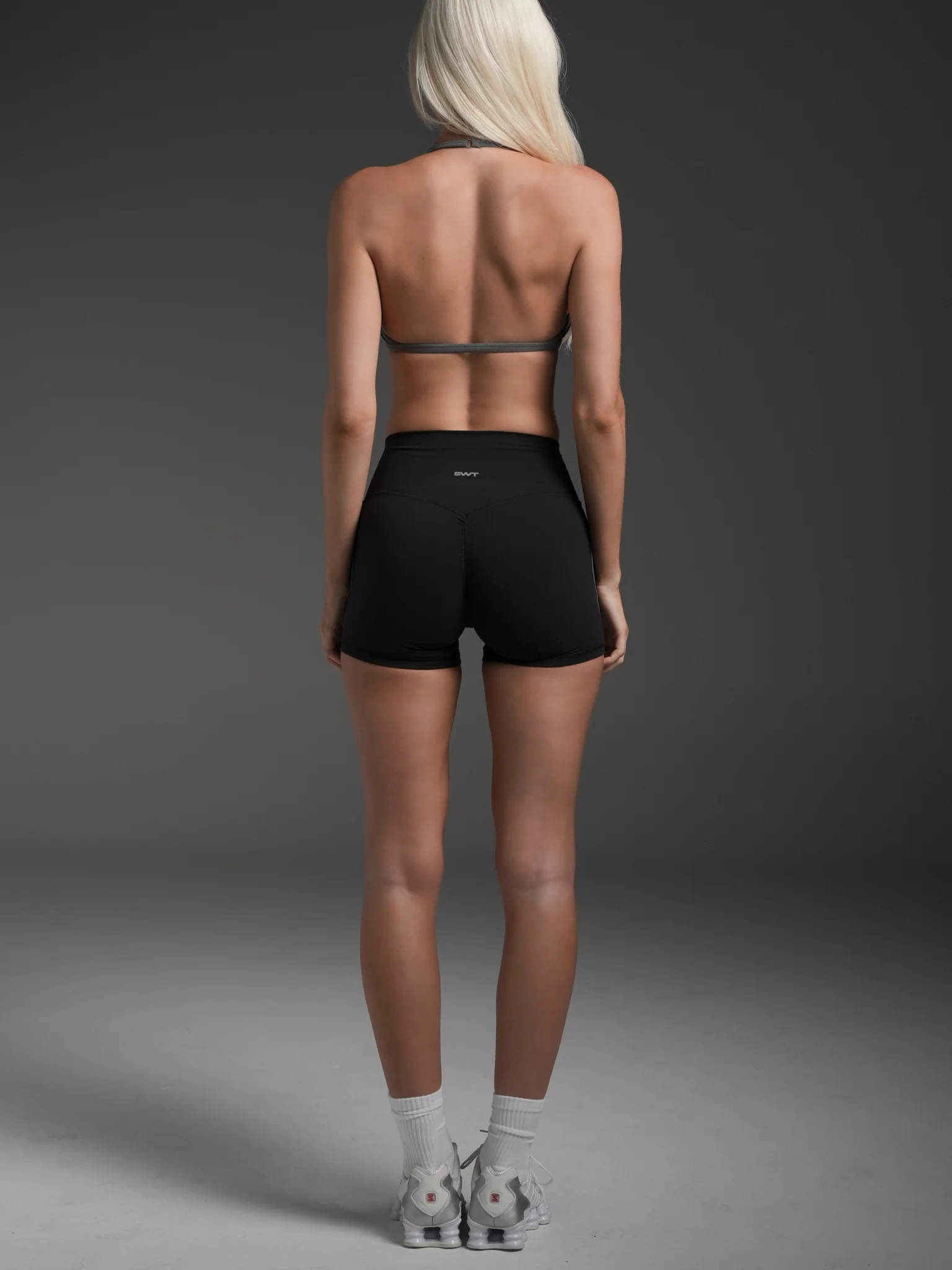 FLX Stripe Invisible Scrunch Shorts 4" - Image 4