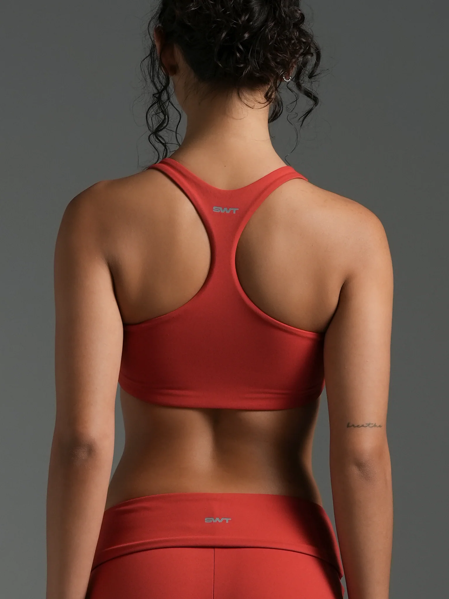 FLX Stripe Racer Back Bra - Image 2