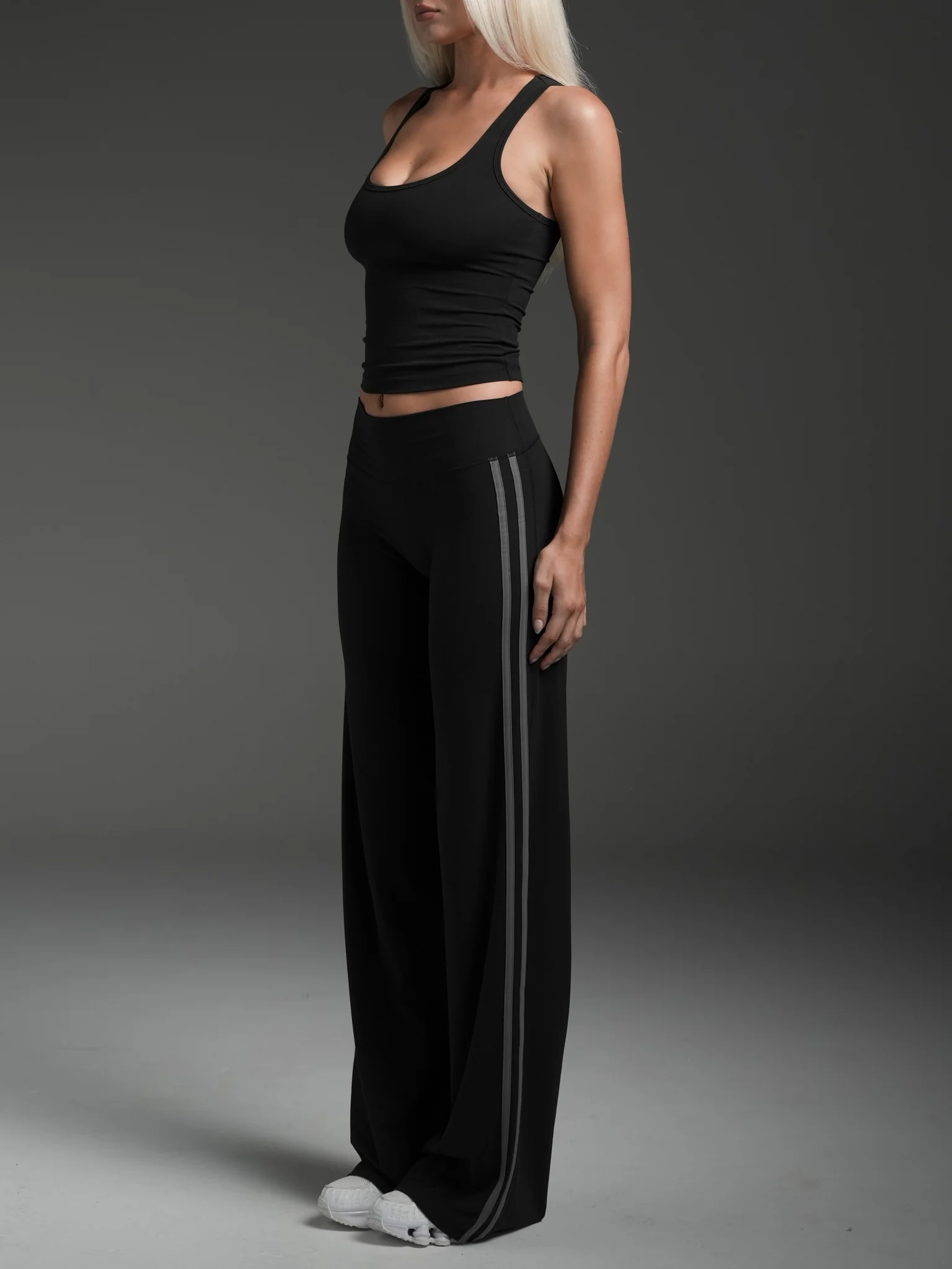 FLX Stripe Wide Leg Bottoms
