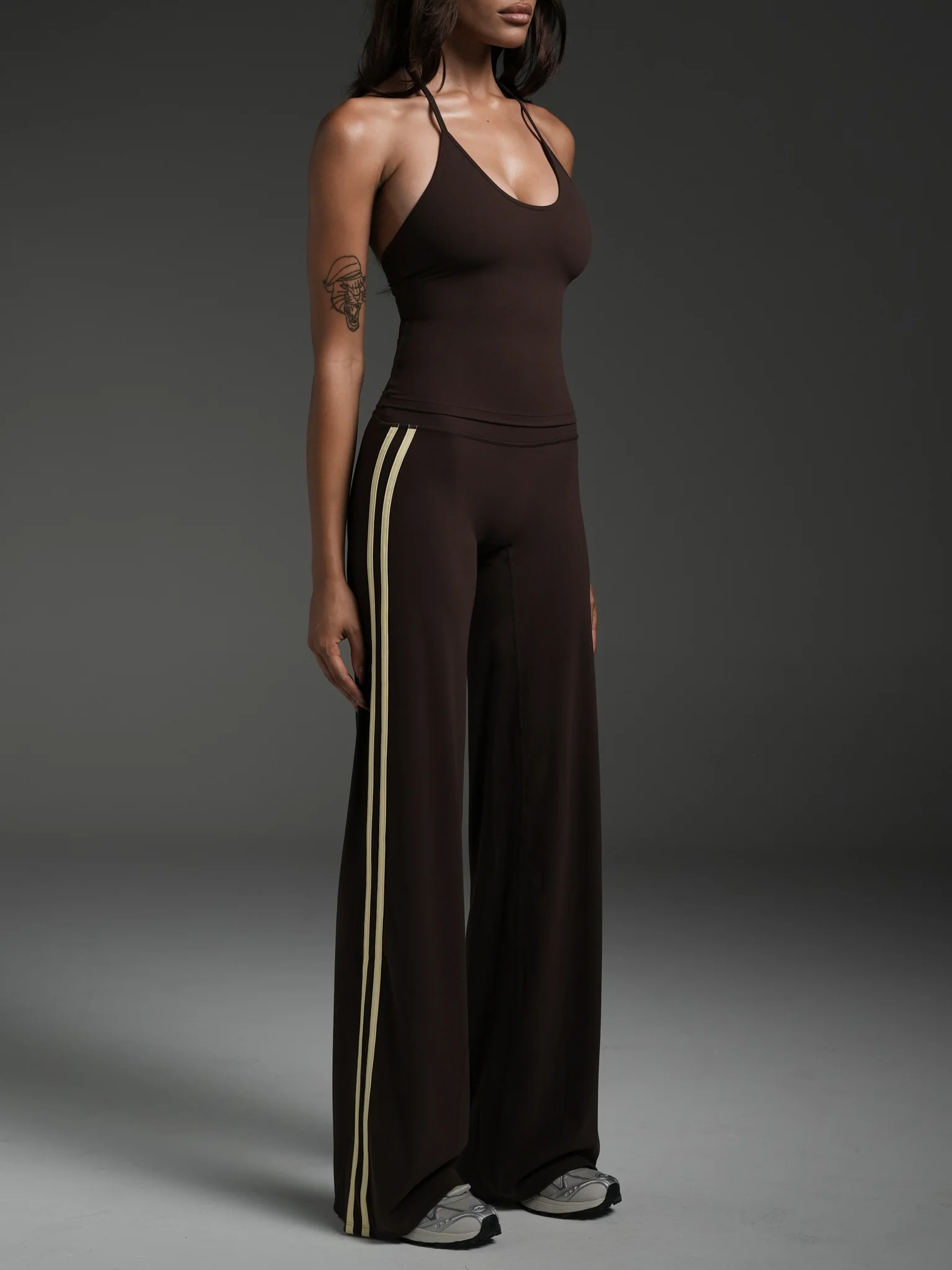 FLX Stripe Wide Leg Bottoms - Image 4