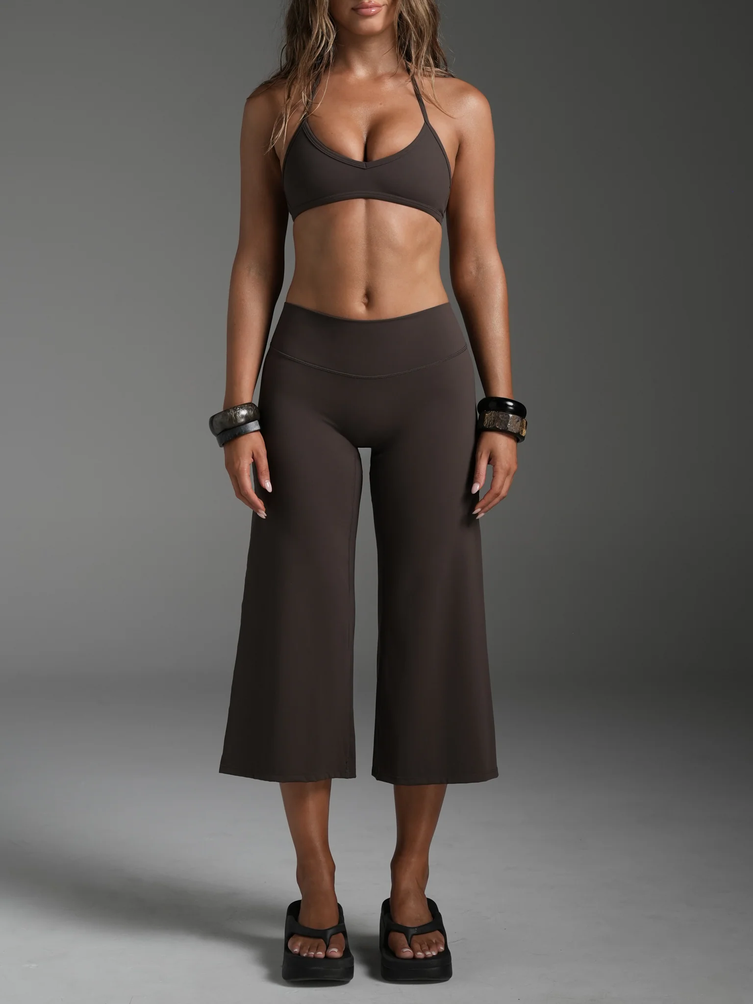 FLX Wide Leg Capris
