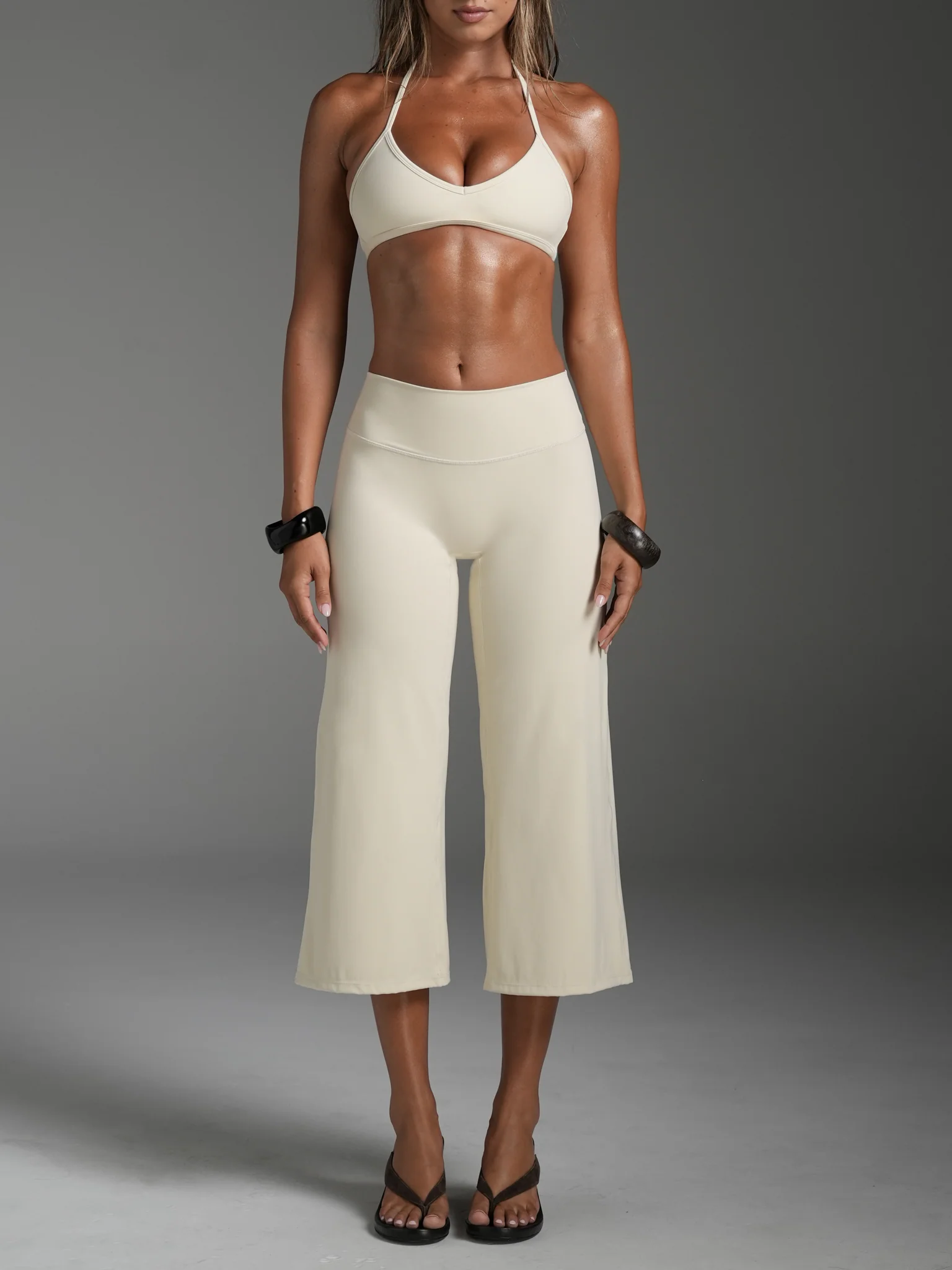 FLX Wide Leg Capris