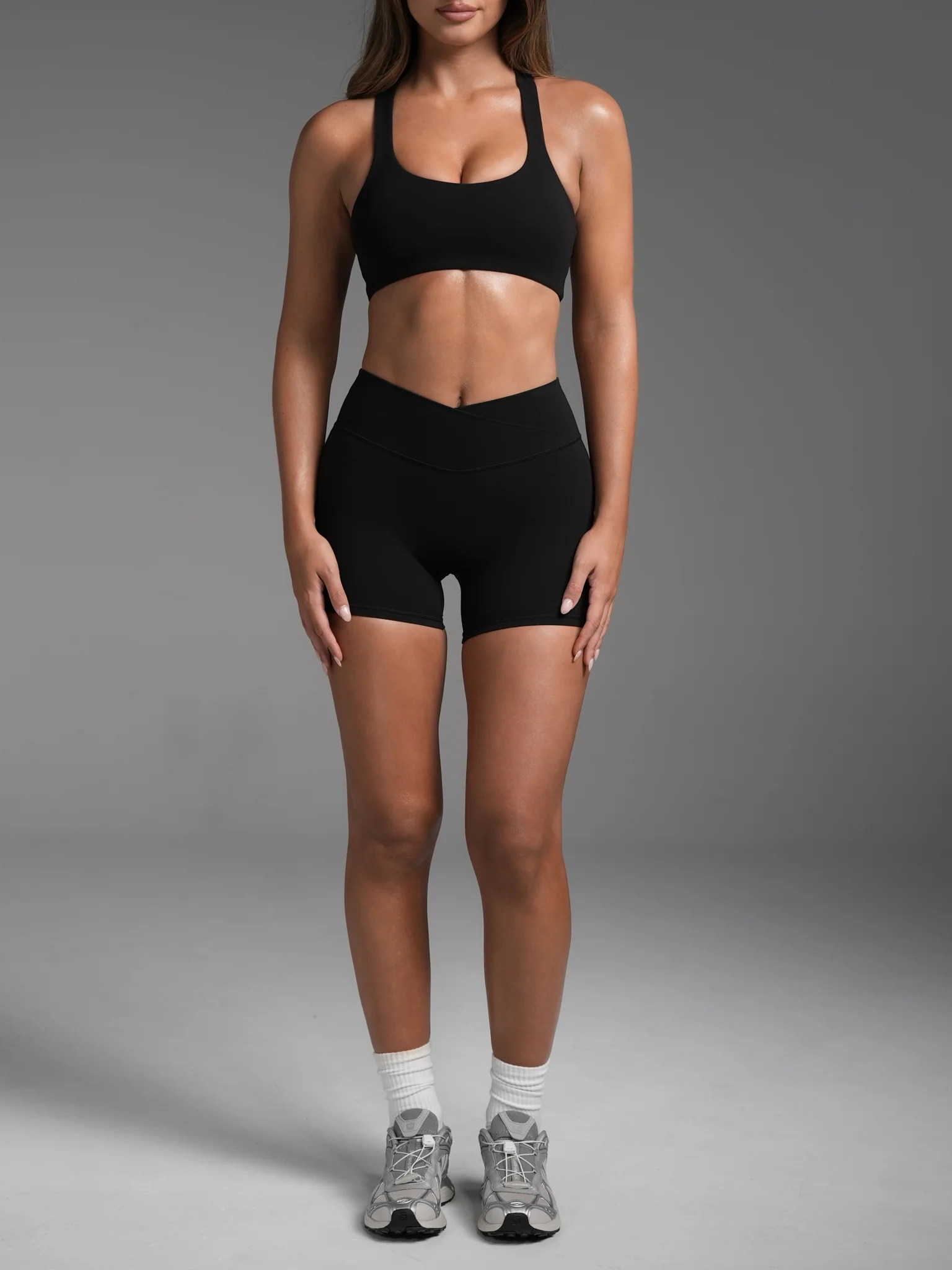 FLX Crossover Invisible Scrunch Shorts