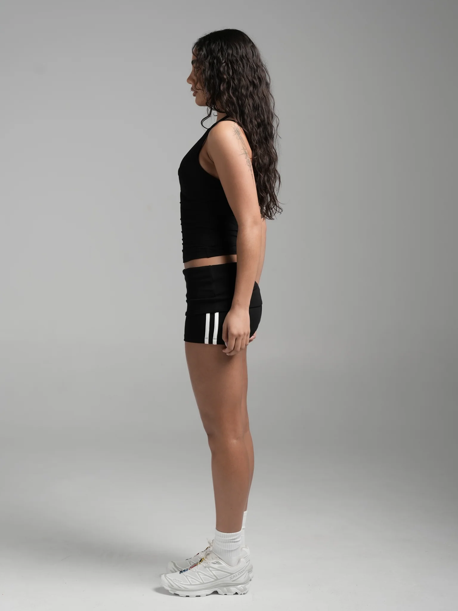 Foldover Stripe Shorts - Image 3