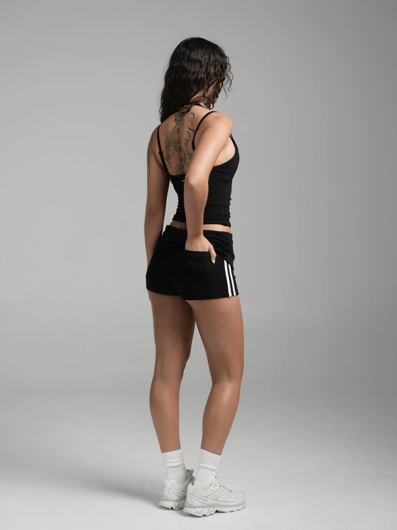 Foldover Stripe Shorts - Image 6