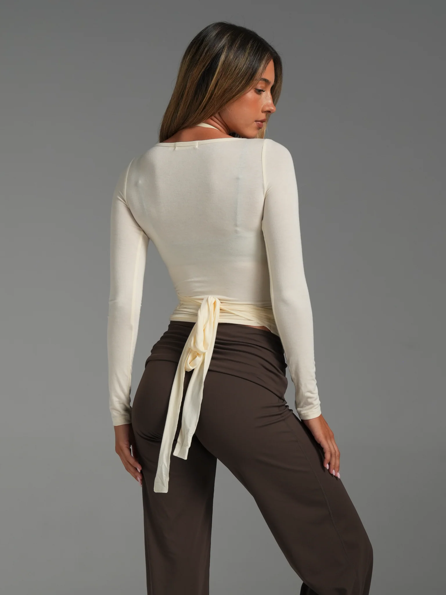 Longline Wrap Top - Image 4