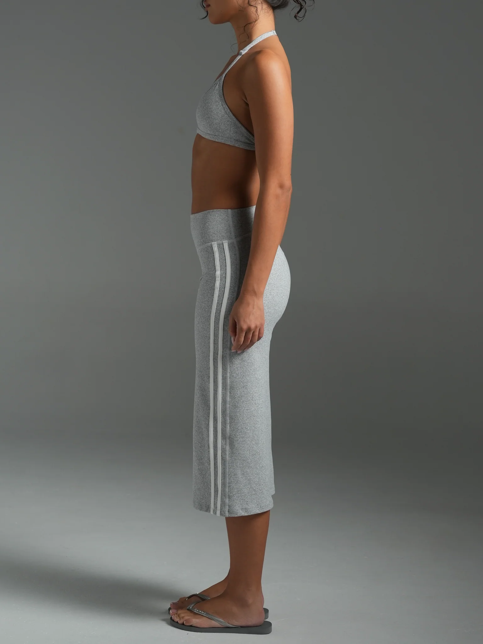 Stripe Wide Leg Capris - Image 3